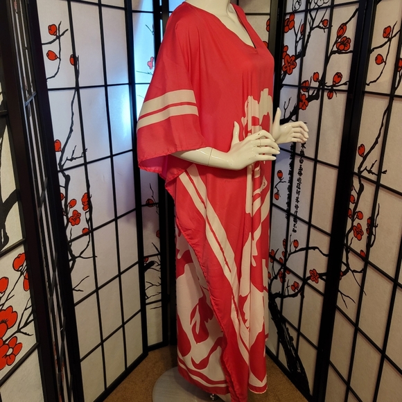 LIGHTIN THE BOX  LADIES SHEER SOFT MAXI DRESS/ONE SIZE/GREAT FOR BEACH OR PARTY - Picture 13 of 15